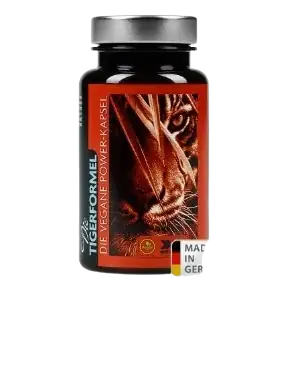 Tiger Formel — die vegane Power-Kapsel